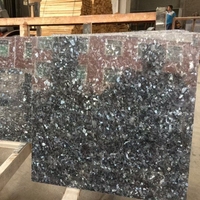 Carrelage en granit bleu naturel pour plan de travail de cuisine, sol et mur d'hôtel, villa, projet de décoration intérieure