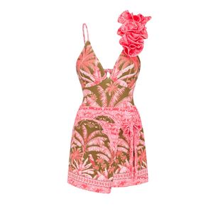 2024 nouveau Design maillot de bain 3D fleur luxe maillots de bain maillots de bain une pièce maillot de bain imprimé maillot de bain <span class=keywords><strong>avec</strong></span> jupe de plage - Product Image 2