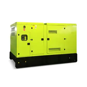 Generador diésel con regulador mecánico de motor Perkins, cargador de batería AFM insonorizado de 60kw, 100kVA 80kva, Genset