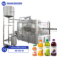 Machine de remplissage de jus entièrement automatique en acier inoxydable certifiée CE à haute vitesse