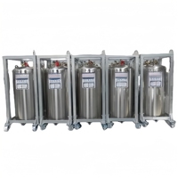 Réservoir de stockage d'oxygène liquide/azote/argon/CO2 Cylindre de gaz cryogénique Dewar, alimentation en oxygène médical hospitalier
