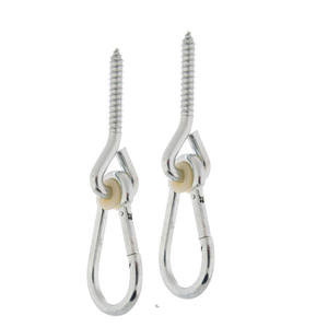 Kit de suspension pour balançoire avec mousqueton et <span class=keywords><strong>crochet</strong></span> robuste pour balançoire en bois et quincaillerie de balançoire - Product Image 3