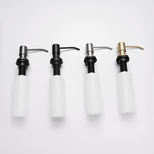 Dispensador de Jabón de Plástico al por Mayor de 350ML, Botellas con Bomba Rectangulares para Dispensador de Jabón para <span class=keywords><strong>Lavavajillas</strong></span> y Fregadero - Product Image 5