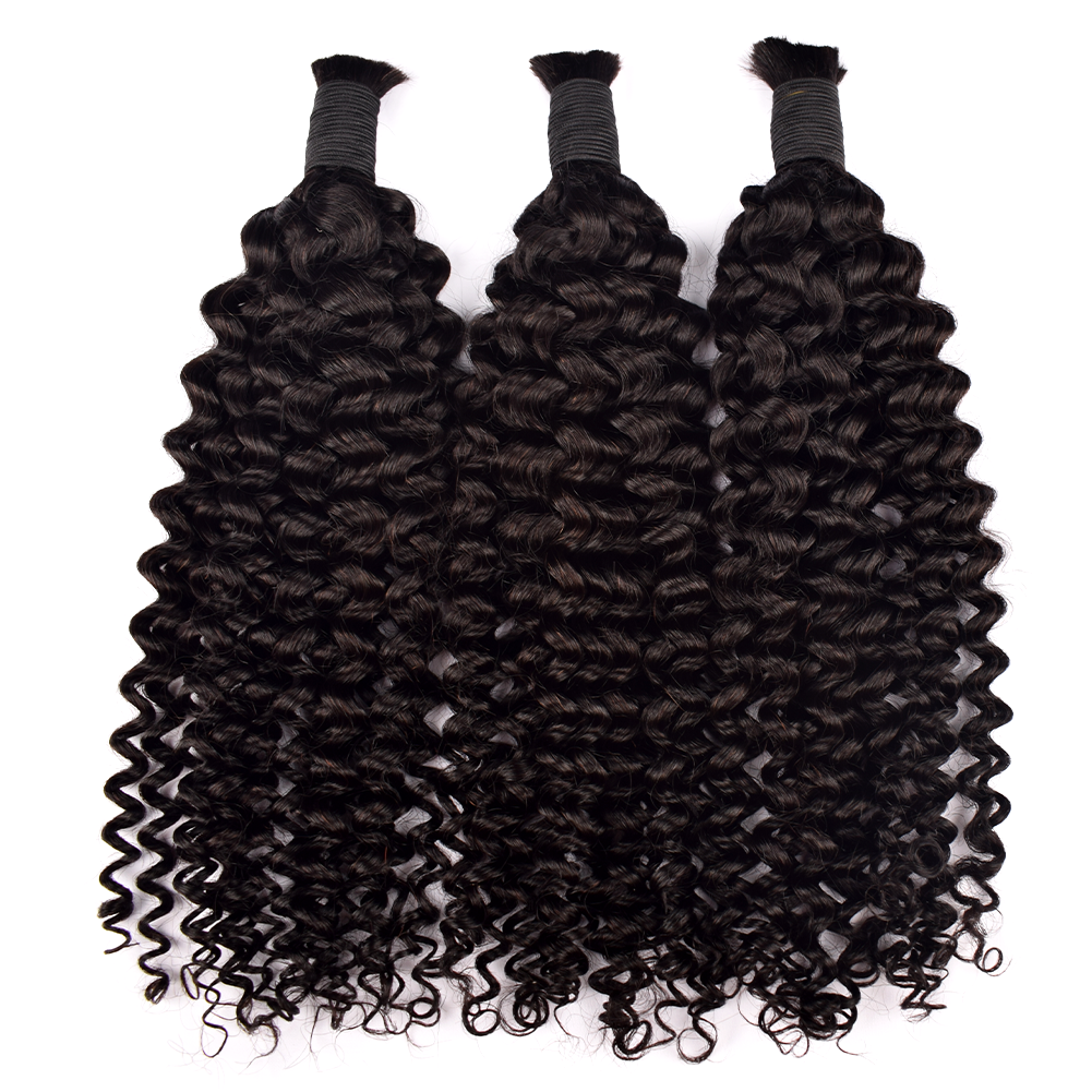 Vast Hair Workshop Craft Detail 5 for KAMA Wholesale Raw Human Hair Braiding Bulk Hair Natural Black Wet and Wave Curl Boho Knotless Human Braiding Hair Bundles