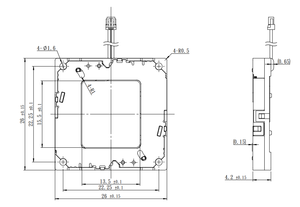 מחיר תחרותי להתאמה אישית 26 x26mm תריס אינפרא אדום 12-17um 640x512 סולנואיד מנועים מיניאטוריים אביזרים - Product Image 3