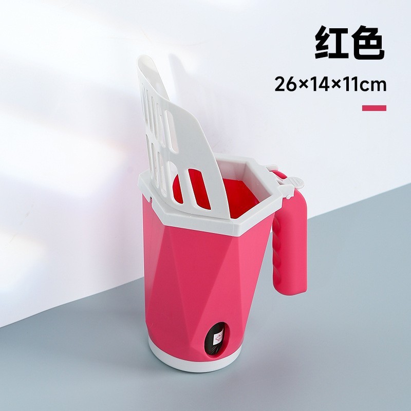 Petite pelle à litière pour chat d'une seule pièce - Rose