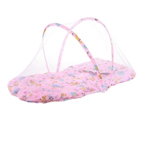 Baby Mosquito Net Tent, Kids <b>Single</b> <b>Bed</b> Cot Tent Crib for Indoor Outdoor Home Travel <b>Camping</b> Blue - Product Image 1