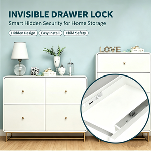<span class=keywords><strong>Cerradura</strong></span> <span class=keywords><strong>de</strong></span> Gabinete Oculta Invisible Antirrobo, <span class=keywords><strong>Cerradura</strong></span> Electrónica Invisible sin Llave con Sensor RFID <span class=keywords><strong>de</strong></span> 13.56 MHz para Cajones y Armarios - Product Image 6
