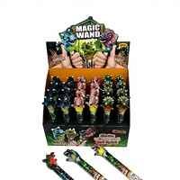 Baguette Magique Dinosaure Lumineuse avec Son et Lumière LED, Jouet en Forme d'Animal de Dessin Animé, Cadeau pour Enfants de 9 Ans et Plus