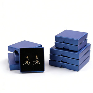 Caja de Joyería de Cartón Ecológica con Logotipo Personalizado del Proveedor, Forro de Esponja Negra, para Collar, Anillo, Colgante, Día de San Valentín - Product Image 6