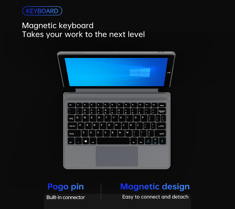 ALLDOCUBE iWork 20 Pro Win11タブレット10.5インチ1920x1280IPS