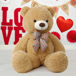 Oso de peluche gigante rosa, peluche supersuave, relleno de algodón PP para aliviar el estrés para Baby Shower, niños, novias - Product Image 2