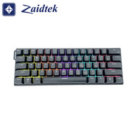 Clavier USB filaire à 61 touches avec interrupteur magnétique Clavier virtuel Rétroéclairage RVB Clavier mécanique pour jeux pour ordinateur portable