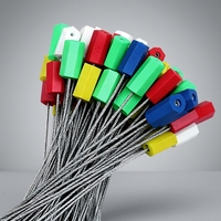 Sello de Seguridad de Cable de Acero Galvanizado Hexagonal de Alta Resistencia con Certificación ISO, a Prueba de Manipulaciones, para Transporte de Carga de Exportación
