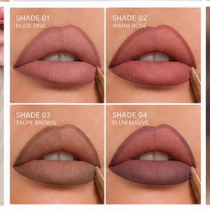 Natural Long Lasting Vegan Lip Liner with Polypeptide Double Ended <b>Lipstick</b> for Party Makeup <b>Custom</b> Logo - Product Image 4