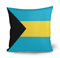 Housse de coussin décorative patriotique drapeau des Bahamas, style ferme, pour la fête de l'Indépendance, pour canapé, maison, extérieur