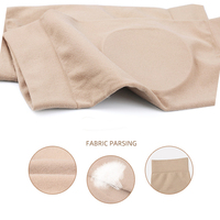 Semelles de sport souples en silicone et nylon beige avec soutien, compression et coussinets en gel pour les douleurs liées à la bursite, aux tendinites et aux pieds secs et gercés