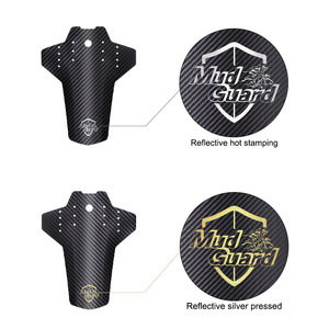Panel Reflektif Bertekstur Serat Karbon <span class=keywords><strong>Fender</strong></span> Sepeda Gunung untuk Sepeda Jalan Raya Plastik Roda 26 "/27.5"/29" Mertouch - Product Image 4