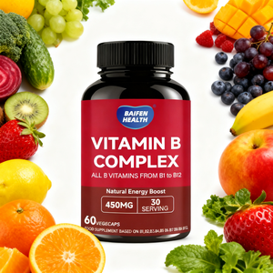 Capsules de Vitamine B1 OEM/ODM, Supplément Complexe de Vitamines B (B2, B3, B5, B6, B9, B12), Vitamines B Complexes - Product Image 3