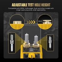 AUTOOL SPT105 Analyseur de bougies d'allumage automobile à double prise, testeur de bougies d'allumage réglable pour voiture