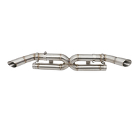 Tubos de Escape Rectos SD Catback para Porsche 911 991 991.1 3.8L 2012-2016, Escape de Acero Inoxidable de Alto Rendimiento Estilo H