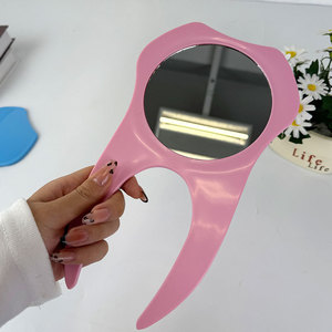 Dental <b>Mirror</b> Portable Clear Oral Examination Tool For Dental Clinic Use Blue Pink <b>White</b> - Product Image 2