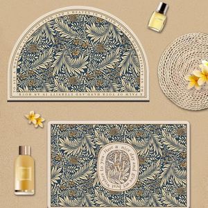 Tapis de bain de luxe en diatomite style Barclay, motif dessin animé, écologique, avec envers en caoutchouc, absorption instantanée, résistant aux taches, 40x60 - Product Image 1