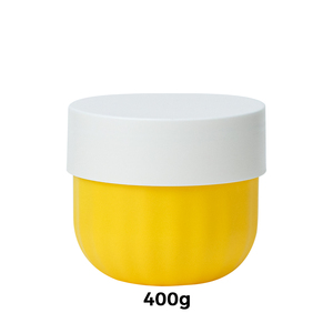 JXPACK Vente en gros de pots cosmétiques en plastique à large ouverture, bleus, blancs, transparents, avec couvercles, 100 ml, boîtes en PP - Product Image 1