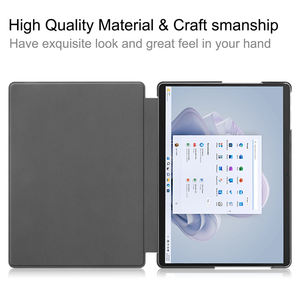 Pour <span class=keywords><strong>Microsoft</strong></span> Surface Pro 10/9 Case, PU Folio Slim Hard Shell Housse de protection pour Surface Pro 10 2024/Pro 9 13 "2022 Tablet - Product Image 5