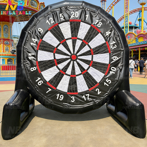Jeu <span class=keywords><strong>de</strong></span> fléchettes gonflable géant, cible <span class=keywords><strong>de</strong></span> fléchettes géante pour l'extérieur, idéal pour les locations événementielles, les événements commerciaux et les divertissements en plein air. - Product Image 1