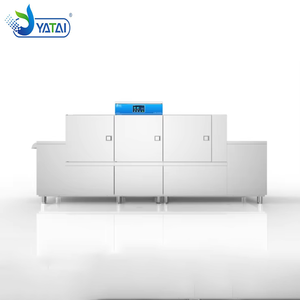 Lave-vaisselle commercial à convoyeur en acier inoxydable haute performance, équipement pour restaurants et hôtels 1. Réduit la consommation d'eau - Product Image 3