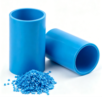 Composé PVC rigide blanc SG5 antidéflagrant, haute résistance aux chocs, ignifuge, antistatique, certifié ISO9001 pour applications électriques