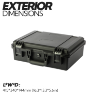 Boîtier étanche en plastique Boîte à outils portable Boîte à outils étanche en plastique dur
