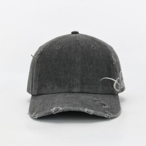 2024 New Arrival Vintage Style Distressed Washed Embroidery Dad <b>Hat</b> Fashion 6 Panel <b>Hat</b> With Common Fabric Feature - Product Image 2