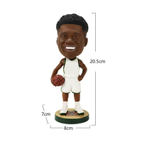 Figura Coleccionable de Resina Personalizada de Jugador de Baloncesto, Hecha a Mano y Pintada a Mano, Personaje de TV o Película, Decoración para el Hogar, Regalo Artístico