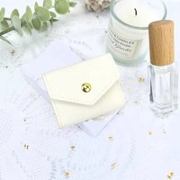 Jolie pochette en tissu pour bijoux avec fermeture à pression, anti-oxydation, personnalisable, 14*6
