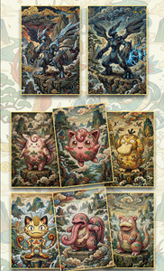 Cartes à collectionner Pokémon TCG en chinois simplifié, personnalisées, culturelles chinoises, non officielles, fan art, boîtes mystères, jouets en gros - Product Image 4