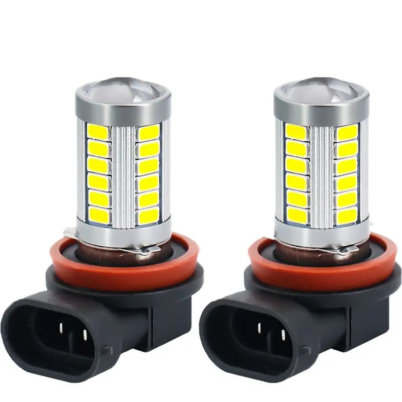 JHS Factory Price LED Fog Light 5630 33SMD 60w Fog Light LED Bulb Car Daytime Running Lights For Auto Car
