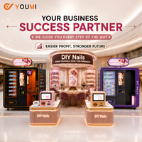YOUMI Stazione di Vendita Automatica All-in-one con Stampante 3D per Nail Art e AI Intelligente: Progetta il Tuo Business Semplificato