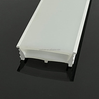 Profilé diffuseur flexible en silicone écologique et durable pour bande lumineuse néon 50*15, avec 2 tuyaux LED de 10mm