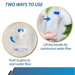 17mm Plastic Push Handle <strong>Tap</strong> Faucet <strong>Component</strong> Replacement for <strong>Water</strong> Dispenser <strong>Tap</strong> Kitchen Faucet Accessory - Product Image 3