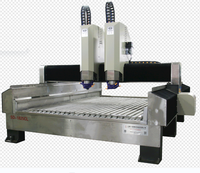 Fabricant SD-1825CL-2D machine de gravure sur pierre de routeur CNC à 2 têtes 1800*2500mm