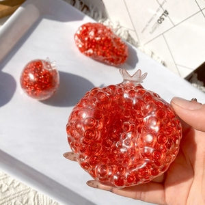 Pomegranate Squishy <b>Toy</b> Transparent Slow Rising Squeeze <b>Toy</b> Stress Relief Sensory Fidget <b>Toy</b> <b>for</b> Kids <b>Adults</b> - Product Image 3