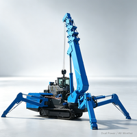 Grue araignée automotrice robuste avec système de charge sécurisé pour l'élagage des arbres et les travaux d'équipement en usine