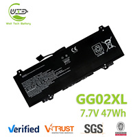 Batterie d'ordinateur portable en gros d'usine GG02XL GG02047XL-PL pour HP Chromebook X360 11 G4 EE Fortis 11 G10 14 G11 EE