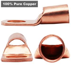 Terminaux de tubes en cuivre pour ingénierie chimique, 130 pièces, type à sertir avec gaine thermorétractable pour connexions de câblage électrique - Product Image 3