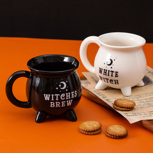 Taza de Cerámica Personalizable de Halloween de 380 ml, Taza de Café Resistente al Calor con Asa, Regalo para Fiestas - Product Image 2