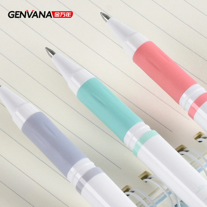 Bút gel xóa được Genvana cao cấp 0.5mm, đầu bi đen và xanh, cán cao su, có cục tẩy - Product Image 5