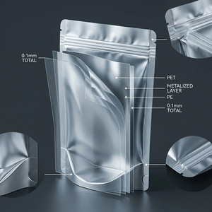 Bolsas Ziplock Resistentes a la Humedad con Impresión en Huecograbado para Envasado de Alimentos, con Grosor de 0.1mm, para Almacenamiento de <span class=keywords><strong>Especias</strong></span> y Snacks - Product Image 2