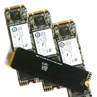 قرص صلب SSD عالي الأداء M.2 SATA III بسعة 1 تيرابايت 2280 M2 NGFF بهيكل معدني للابتوب/سطح المكتب/الخادم